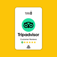 1 Tripadvisor Review Card + FREE SHIPPING