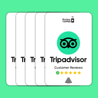 5 Tripadvisor Review Card + FREE SHIPPING